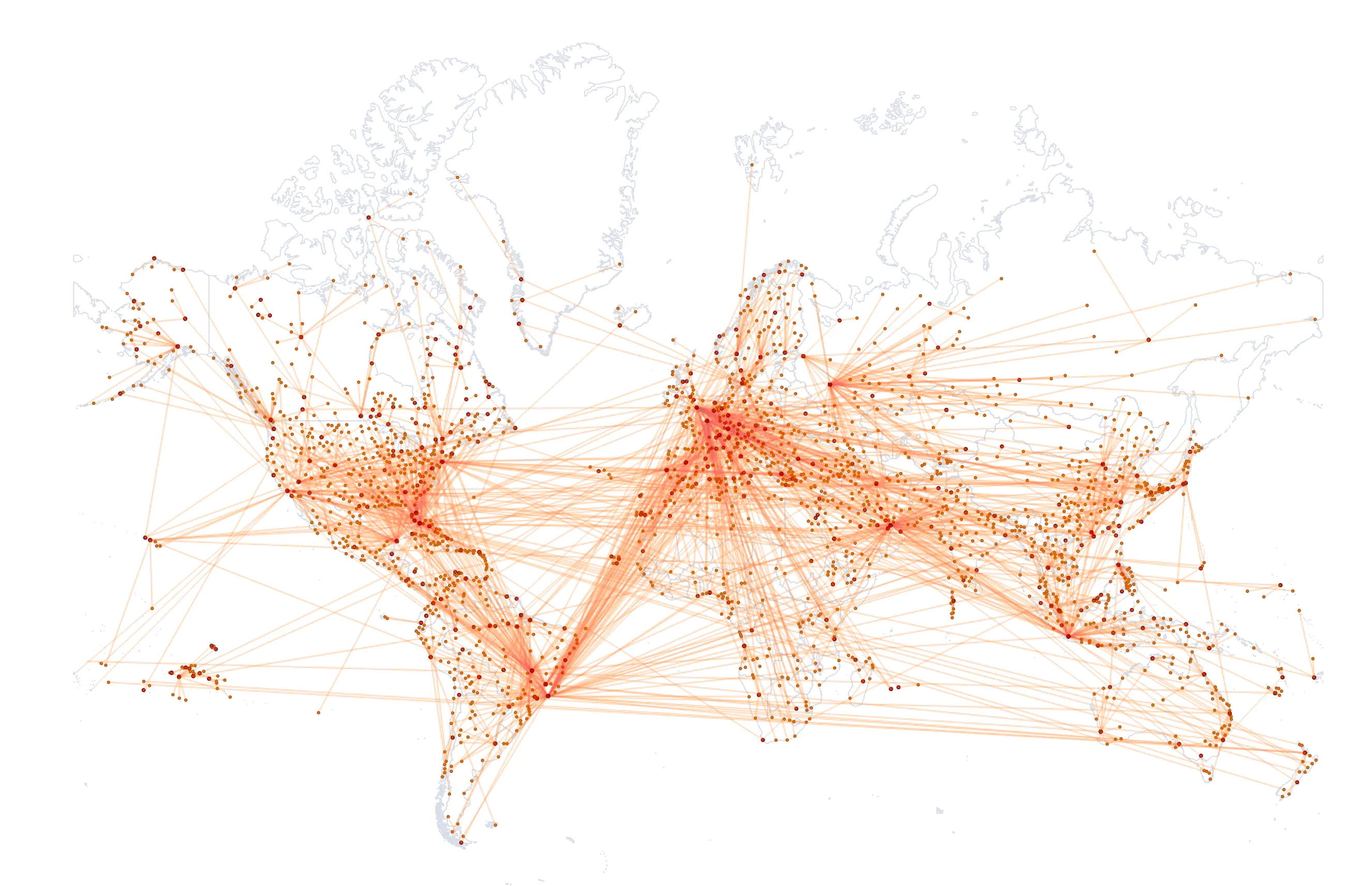 Static map of all seedings at the end of the 180 day period, with dense clusters of lines around major cities.
